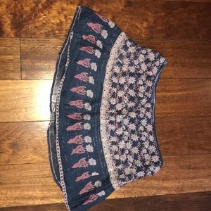 Roxy mini skirt sz L